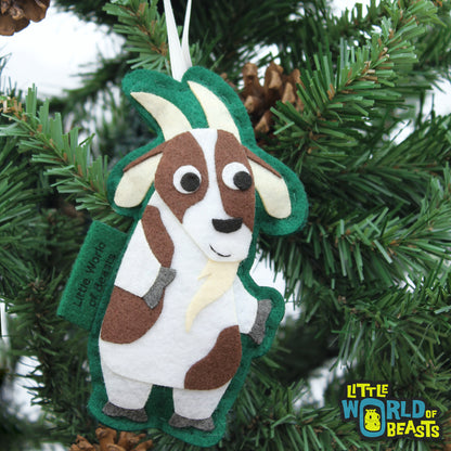 Personalized Goat Ornament 