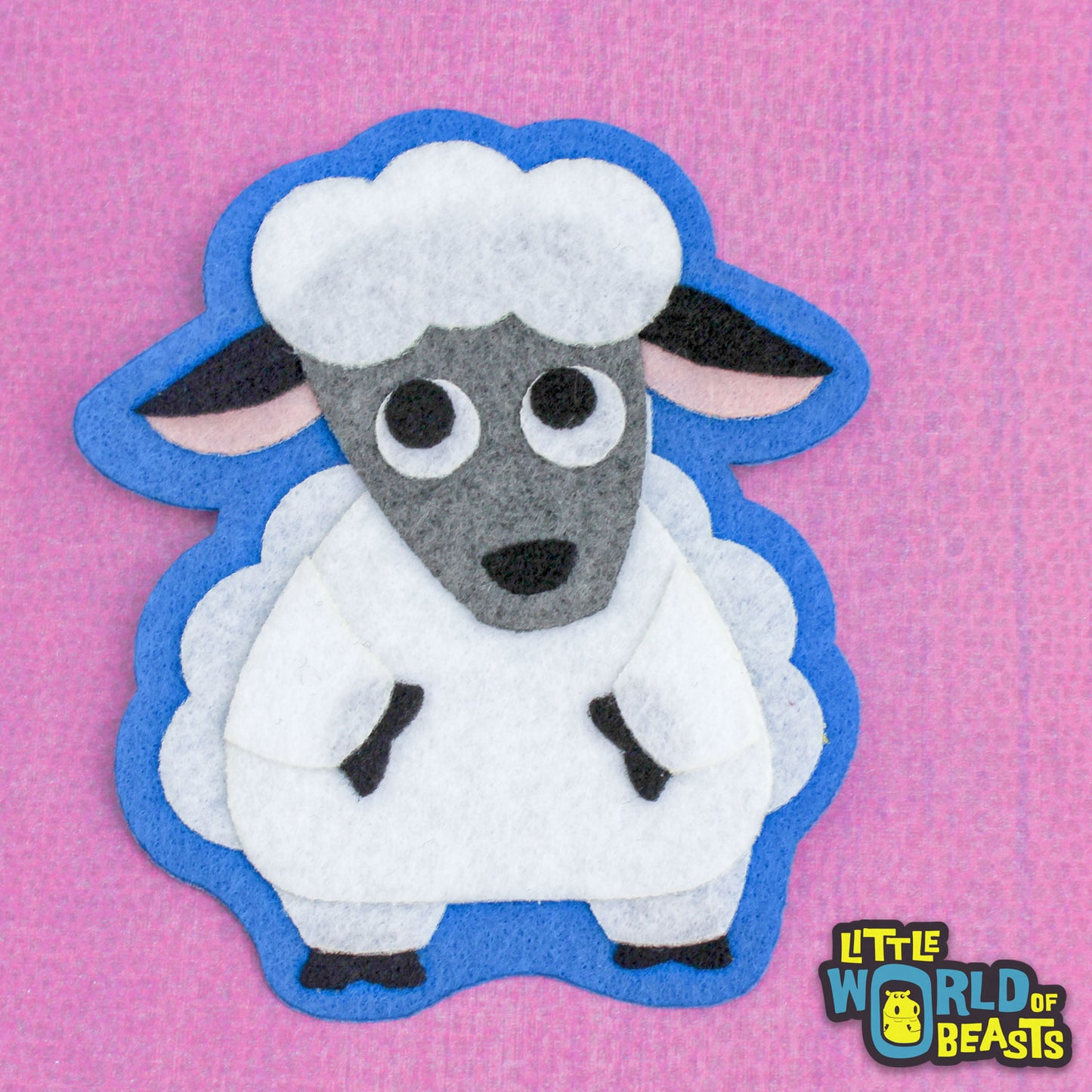 Handmade Felt Farm Animal - Sheep