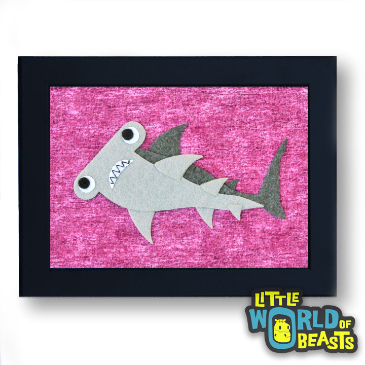 Hammerhead - Felt Animal Kids Decor