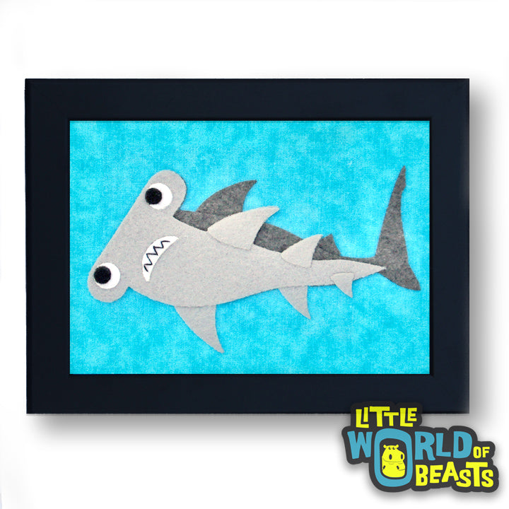 Hammerhead - Felt Animal Kids Decor