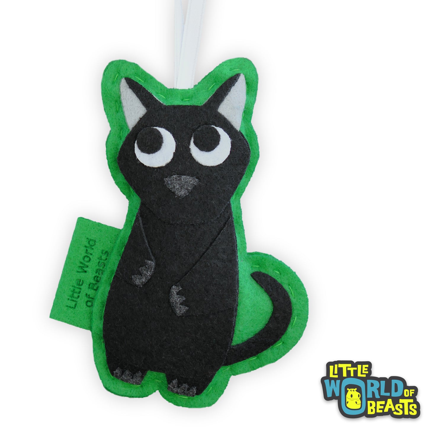 Felt Ornament - Black Cat
