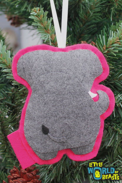 Felt Ornament Elephant