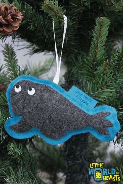 Personalized Elephant Seal Ornament