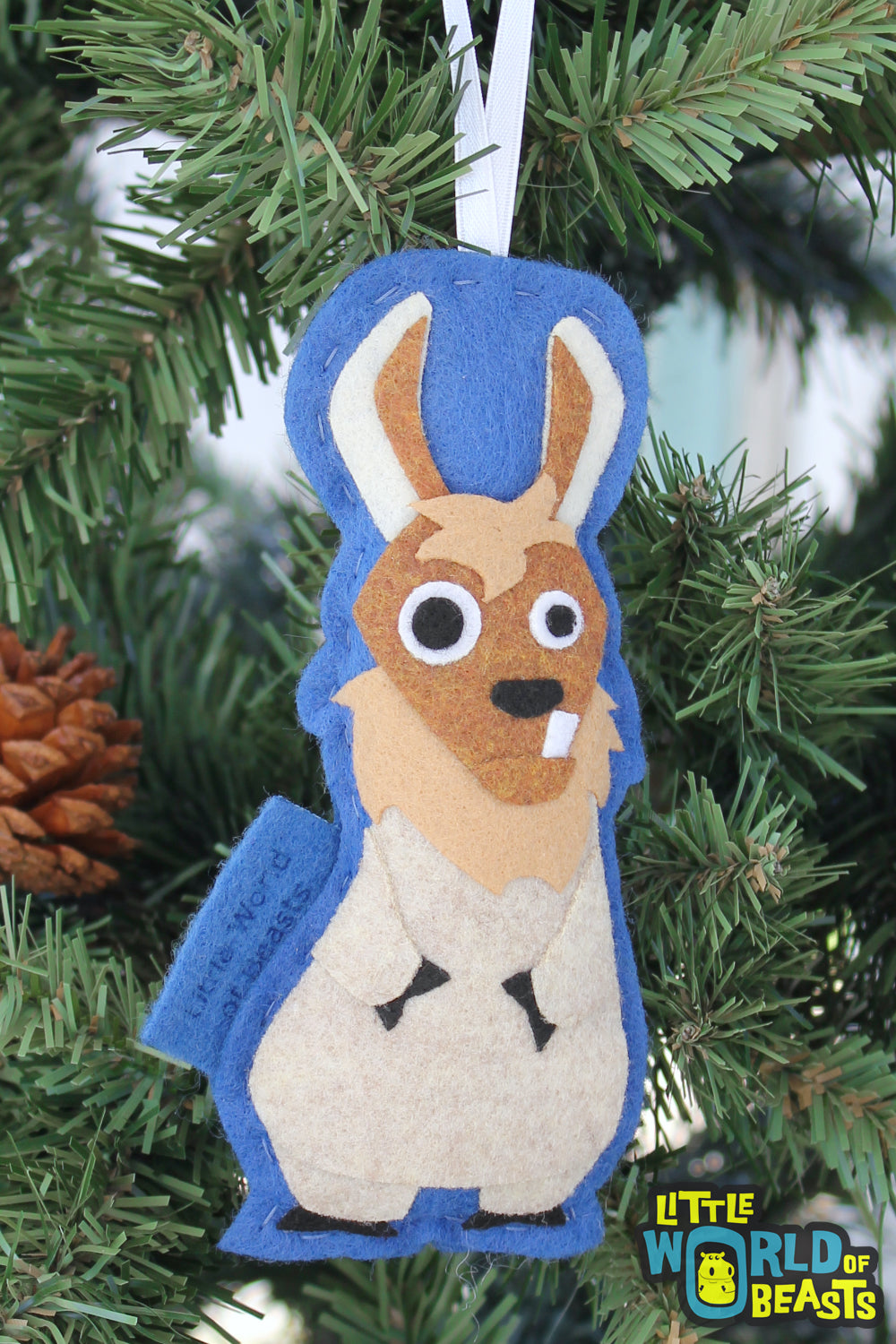 Felt Ornament - Llama