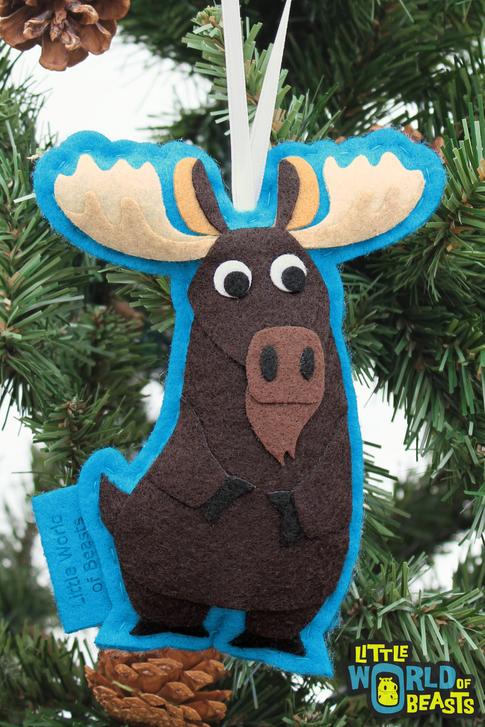 Felt Ornament - Moose