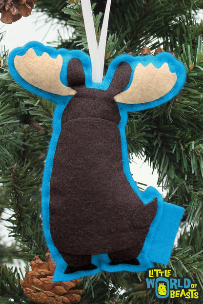 Felt Ornament - Moose