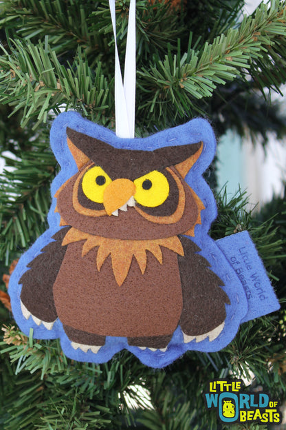 Personalized Ornament- RPG Player Gift - Owlbear