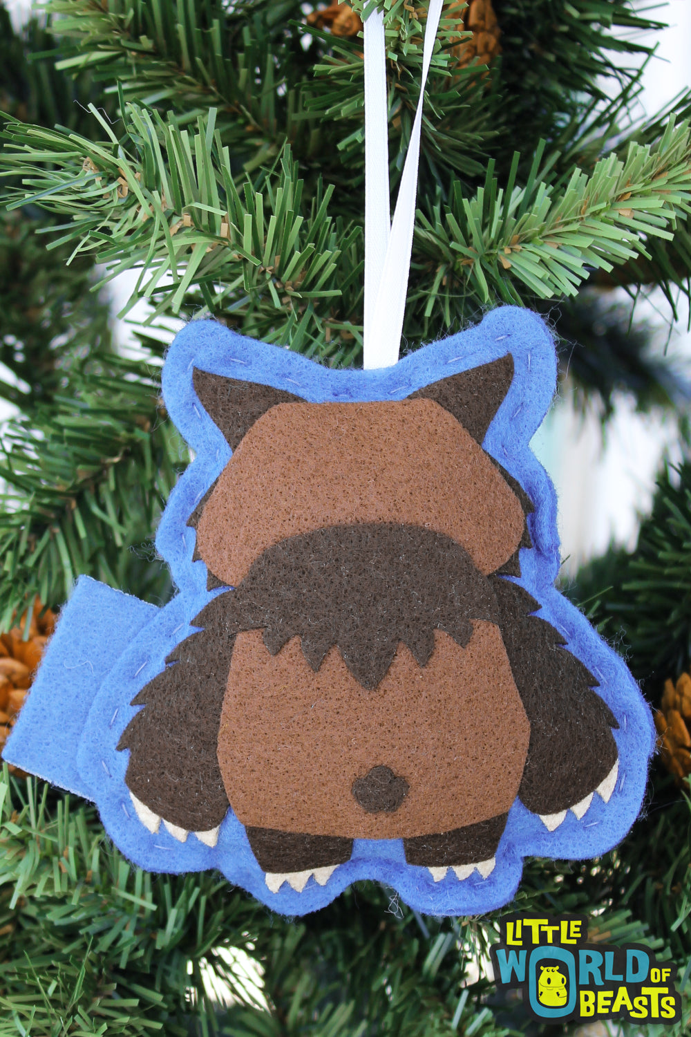 Felt Ornament -Owlbear