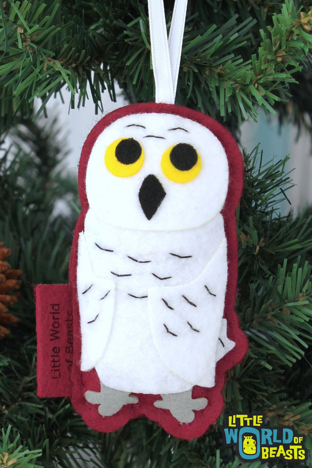 Felt Ornament - Snowy Owl