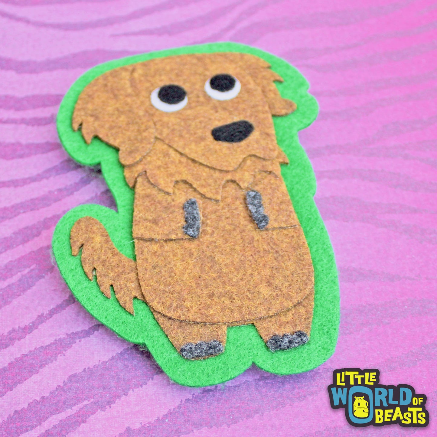 Golden Retriever - Dog Felt Patch