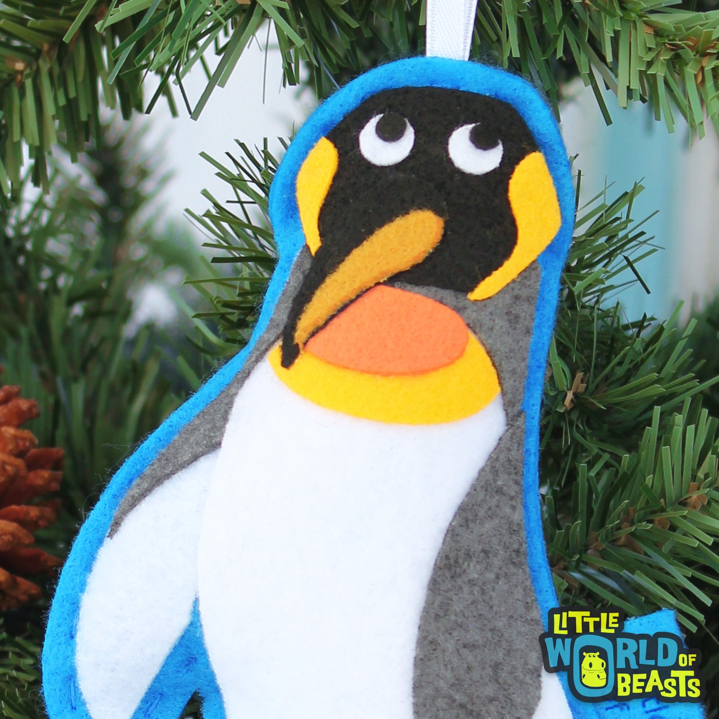 Felt Ornament - King Penguin