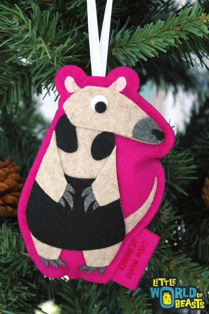 Personalized Animal Ornament - Tamandua 