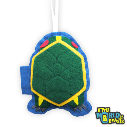 Felt Turtle Ornament 