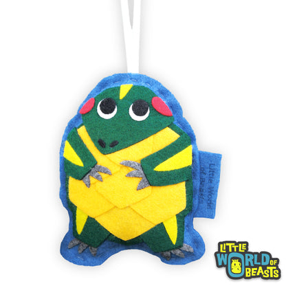 Personalized Slider Turtle Ornament