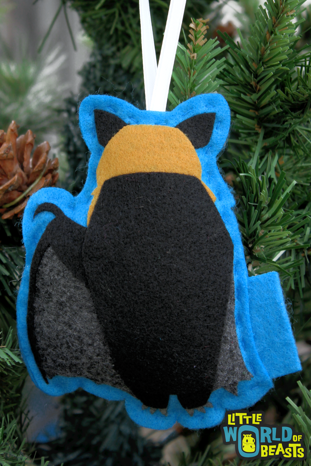 Flying Fox - Felt Animal Ornament