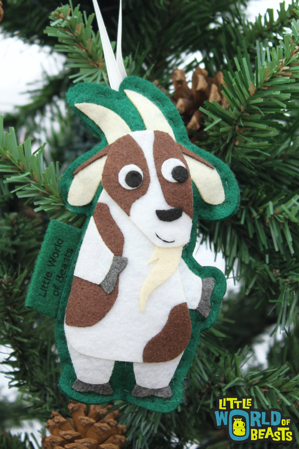 Personalized Goat Ornament 