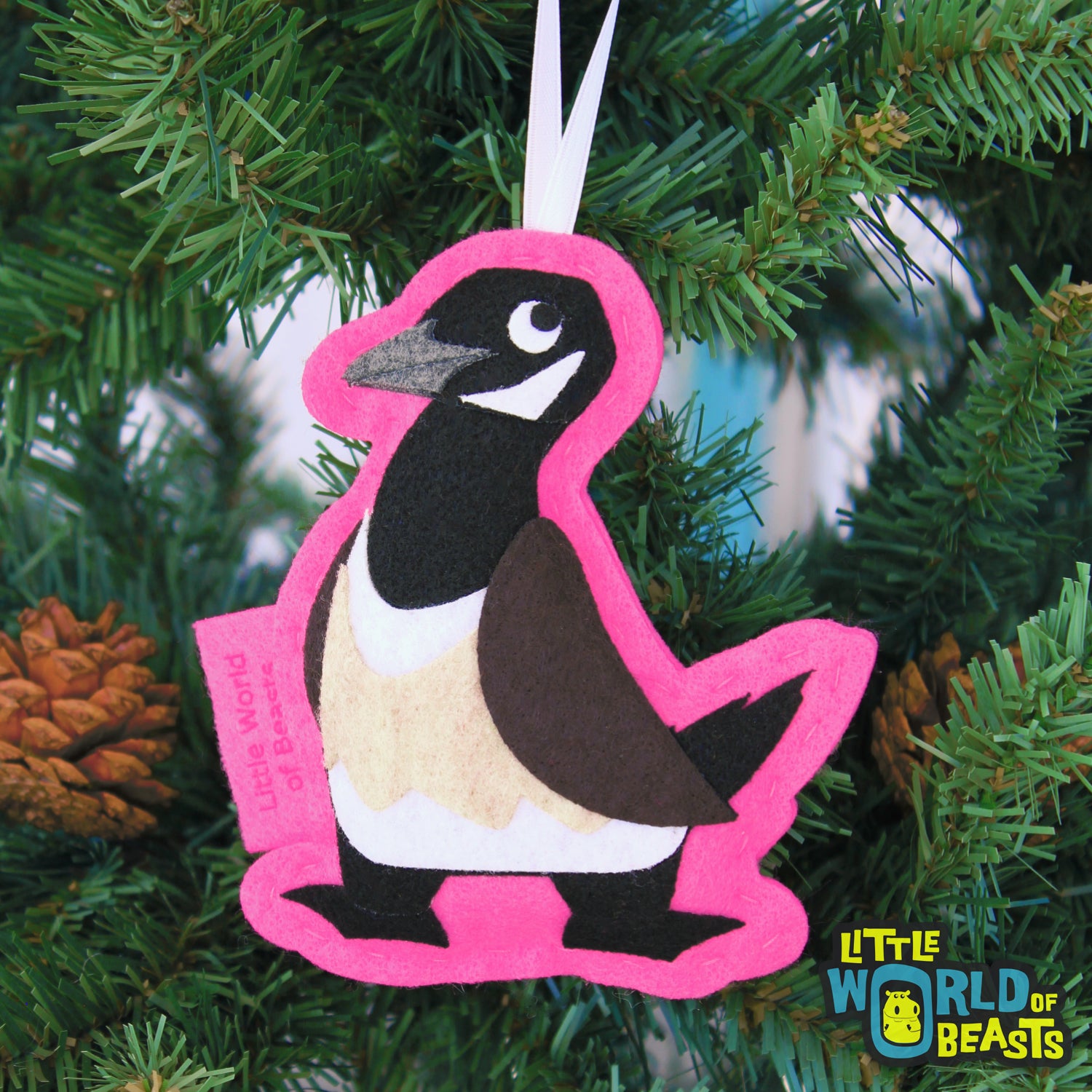 Goose - Felt Christmas Ornament