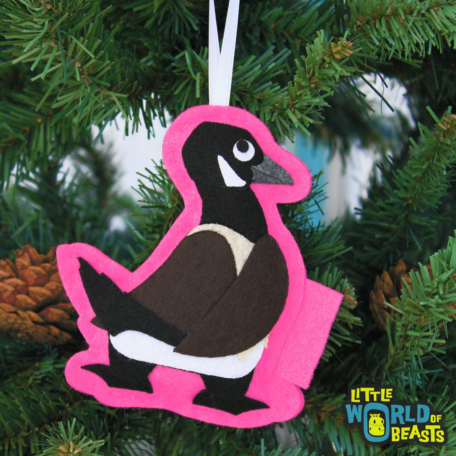 Goose - Felt Christmas Ornament