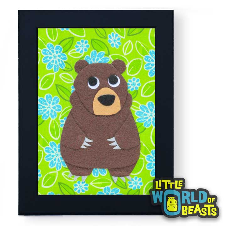 Bear - Woodland Themed Nursery Art