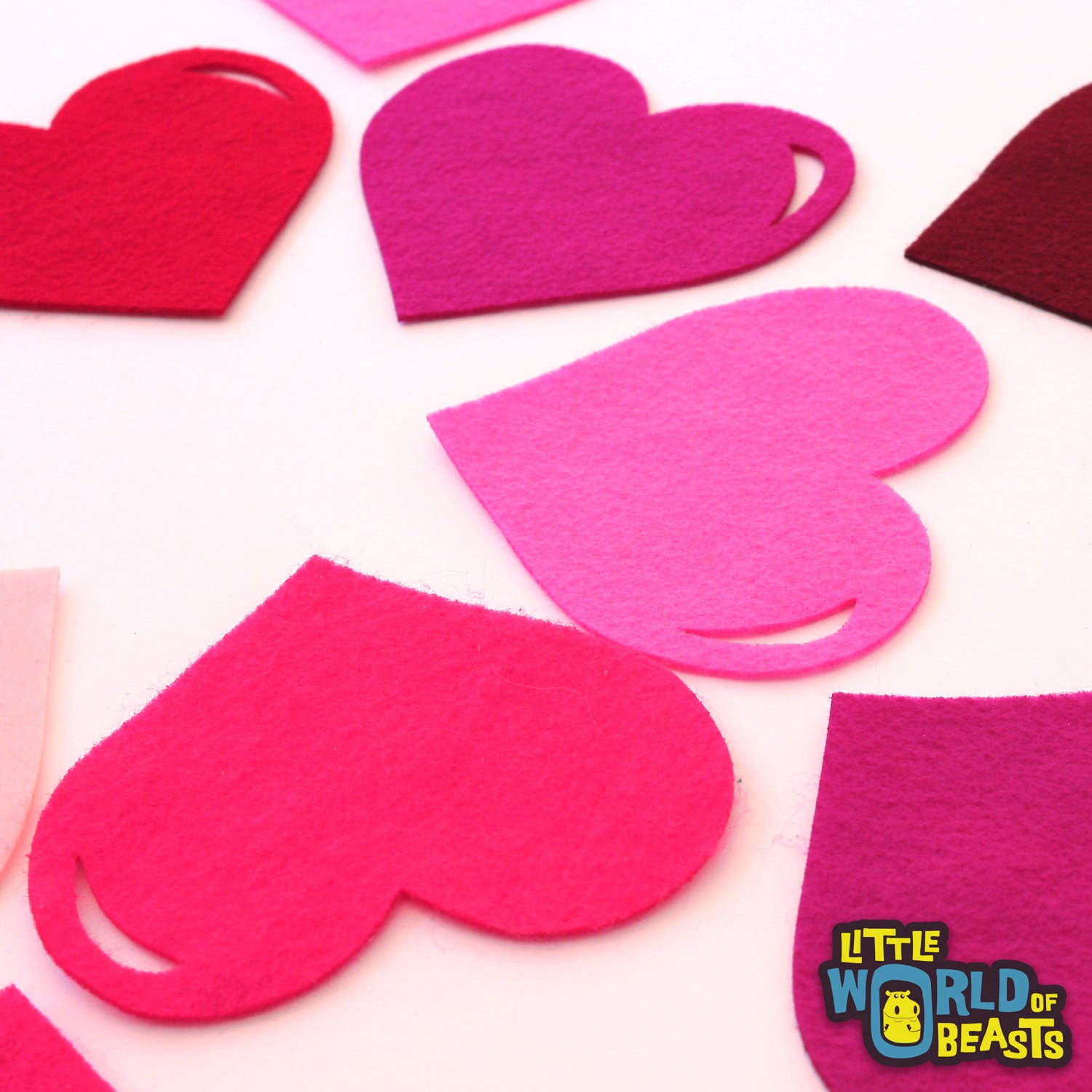 Hearts - 30 Assorted Pre-cut Shapes – Little World of Beasts