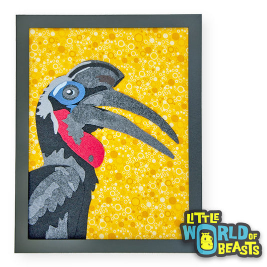 Ground Hornbill- Portrait