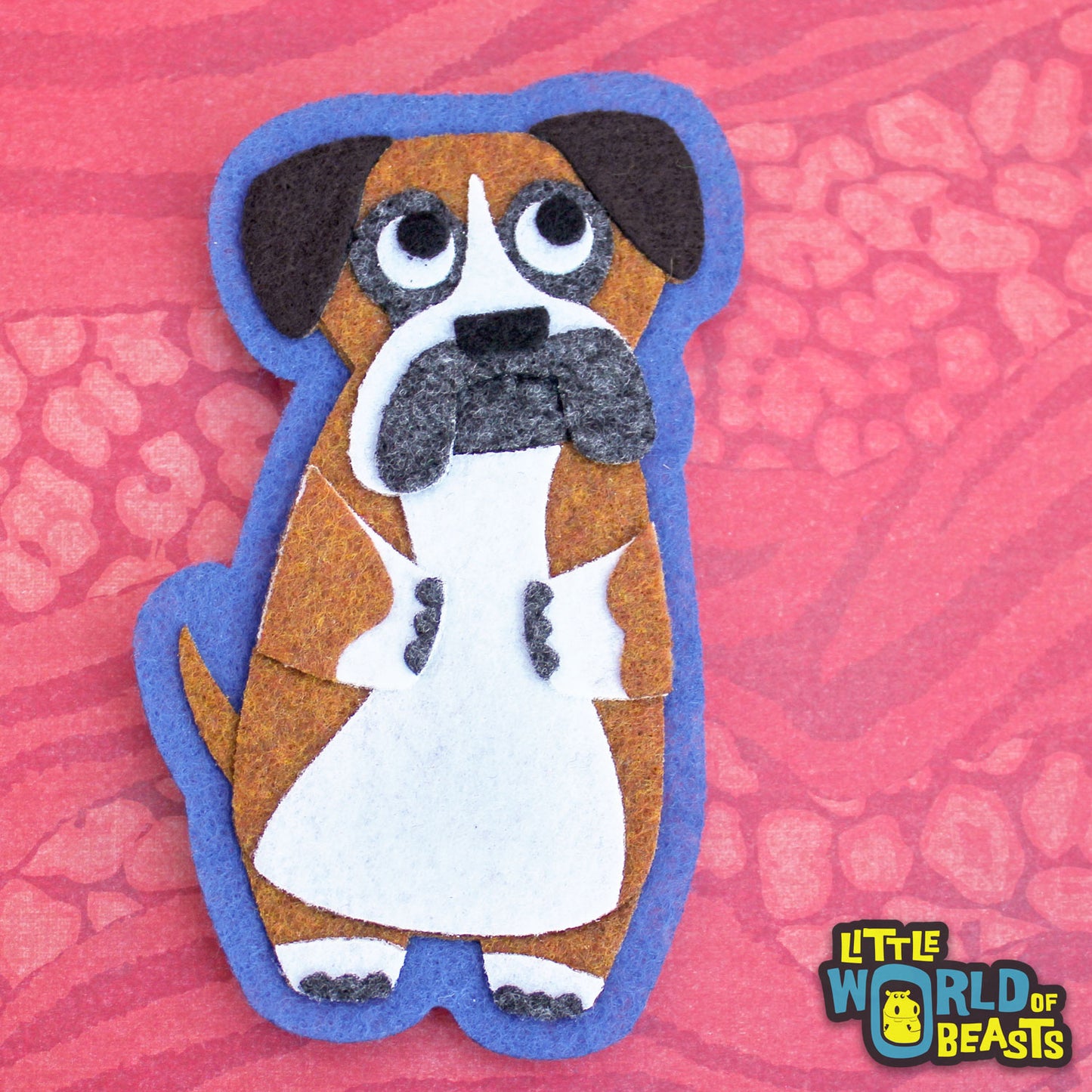 Boxer - Handmade Felt Dog Patch