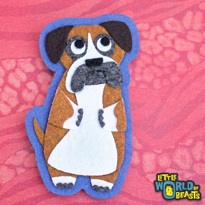 Boxer - Handmade Felt Dog Patch