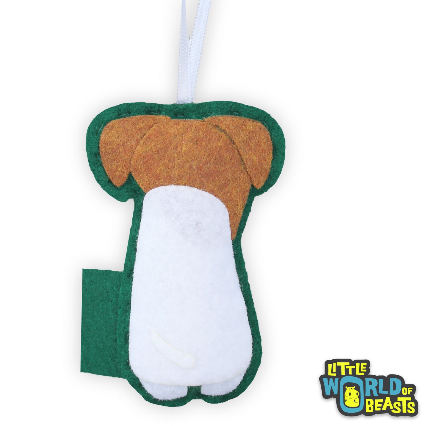 Jack Russell - Felt Dog Ornament