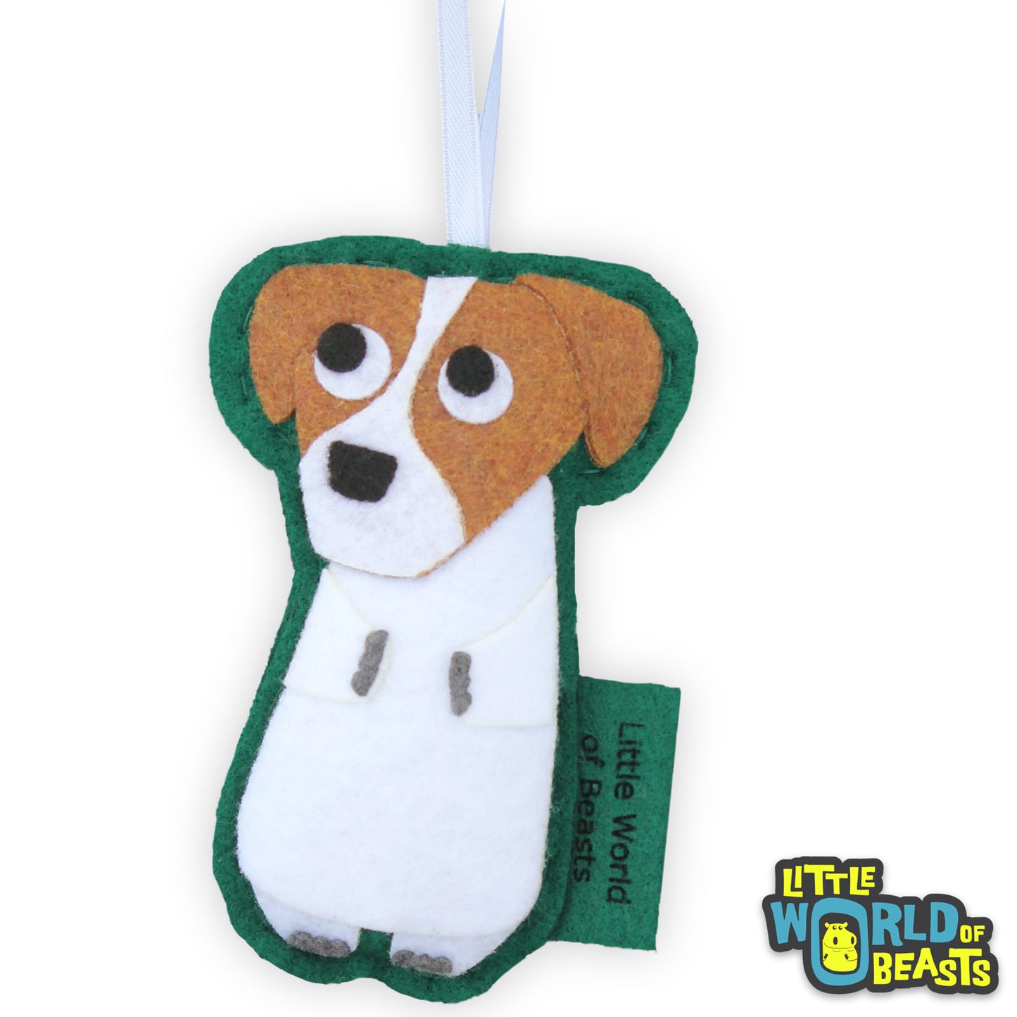Jack Russell - Felt Dog Ornament