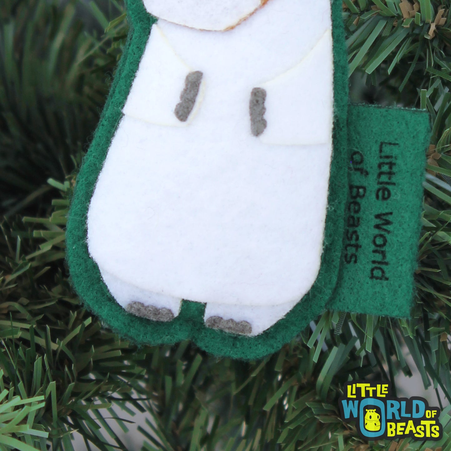 Jack Russell - Felt Dog Ornament