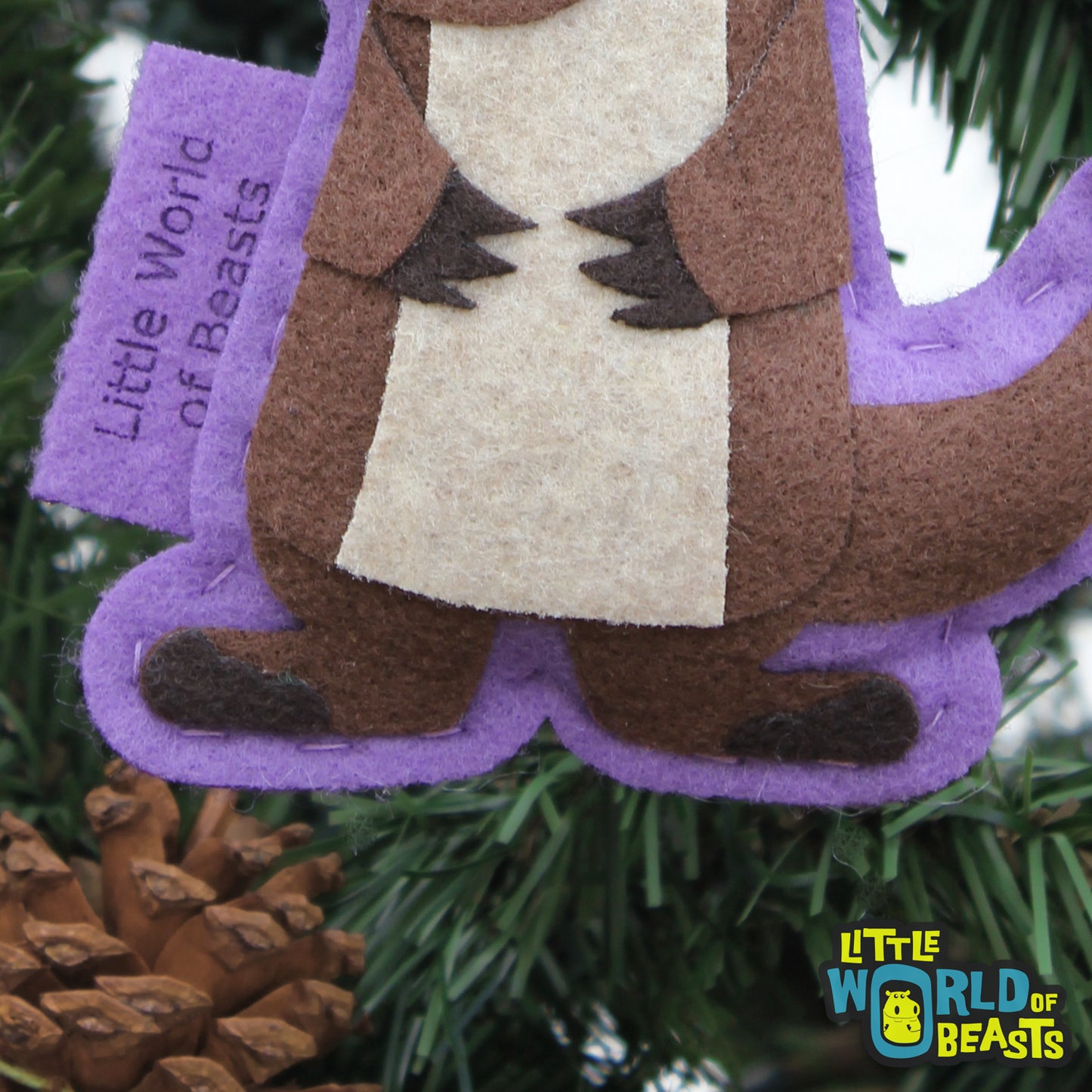 Kangaroo - Felt  Ornament