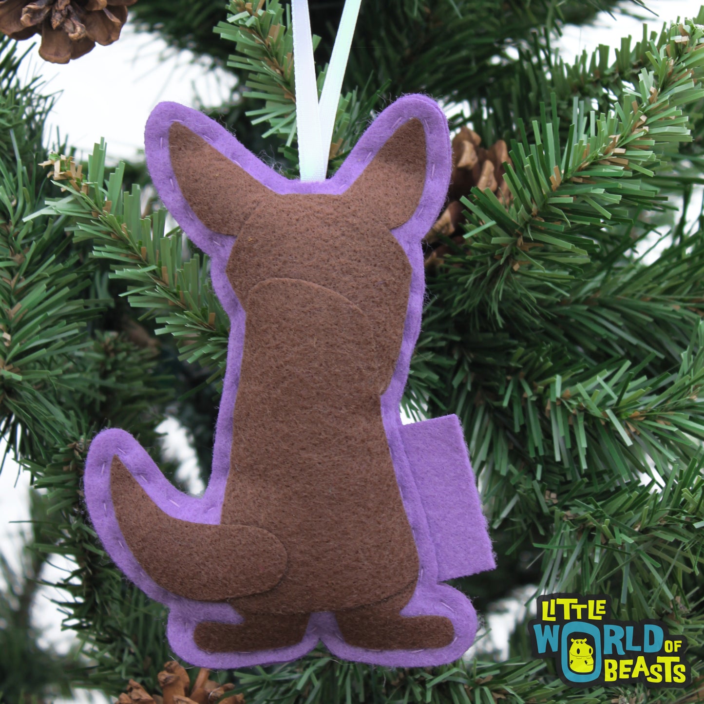 Kangaroo - Felt Animal Ornament