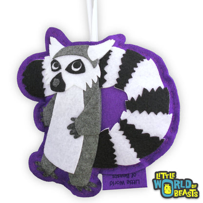 Personalized Lemur Ornament