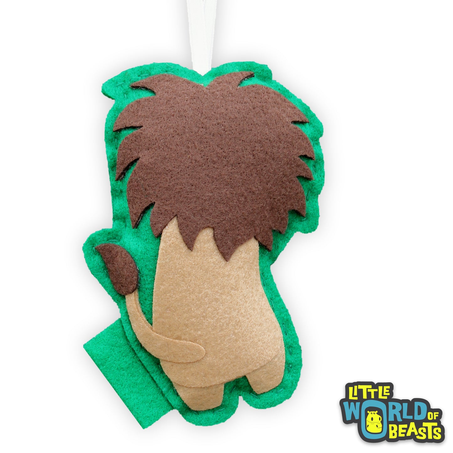 Lion Felt Animal Ornament