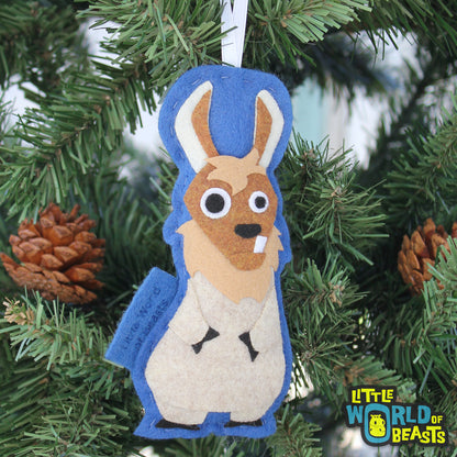 Personalized Llama Ornament 