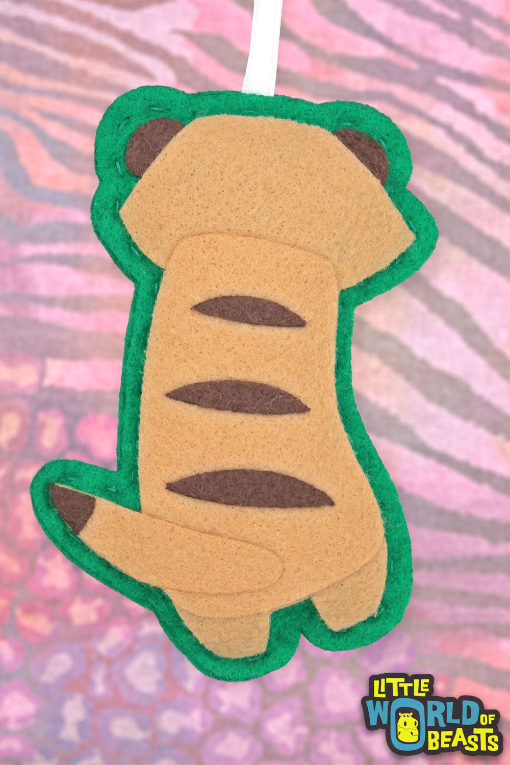 Meerkat - Felt Animal Ornament