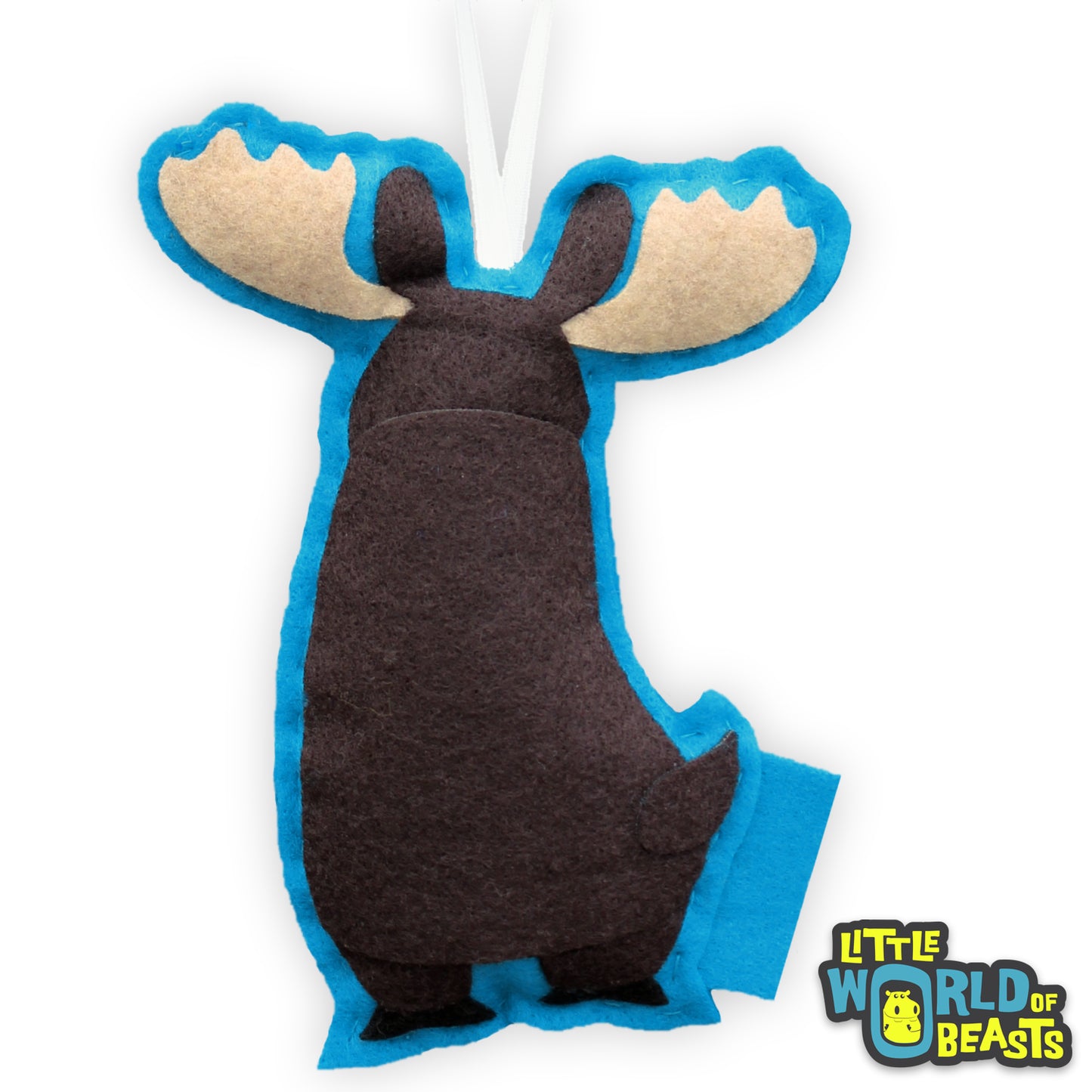 Moose - Felt Animal Ornament