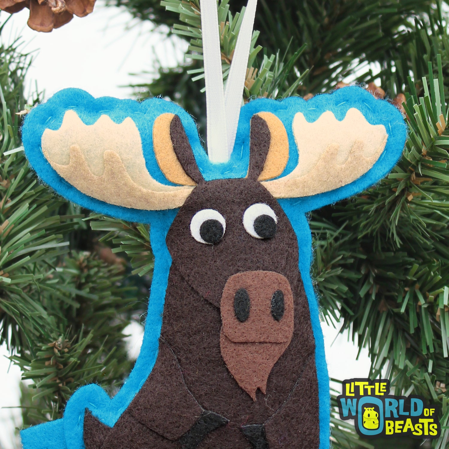 Little World of Beasts - Moose Ornament
