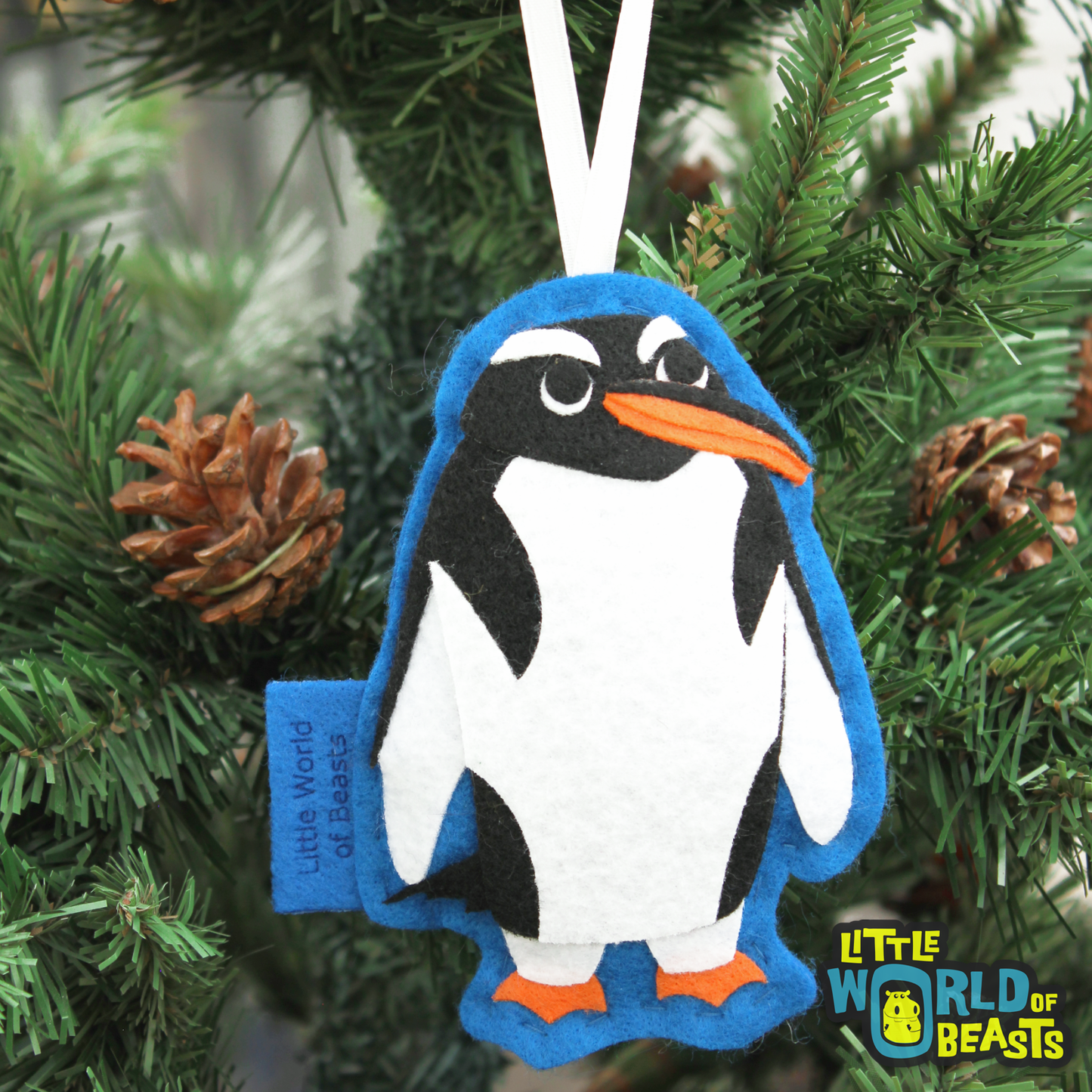 Penguin Christmas Ornament - Gentoo 