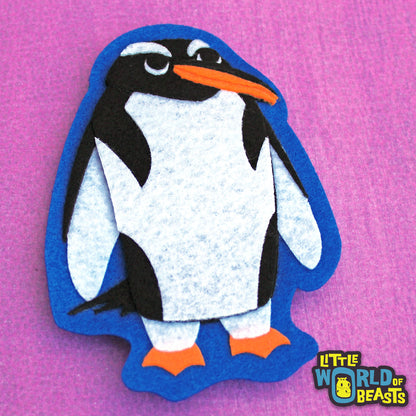 Penguin - Felt Animal Patch