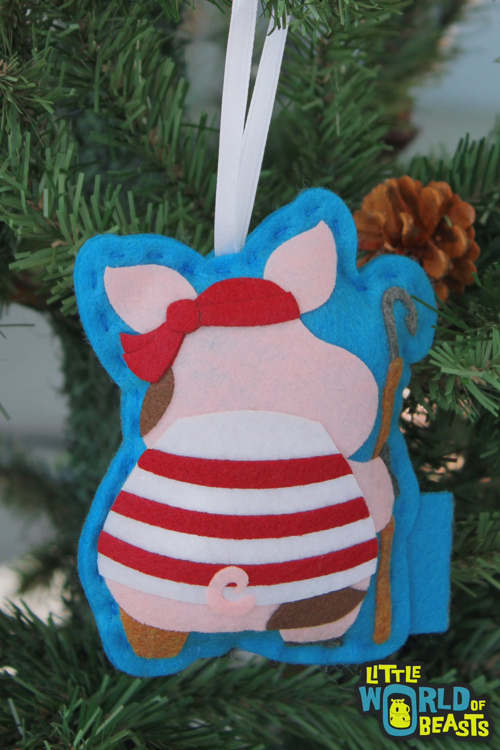 Pirate Pig Ornament