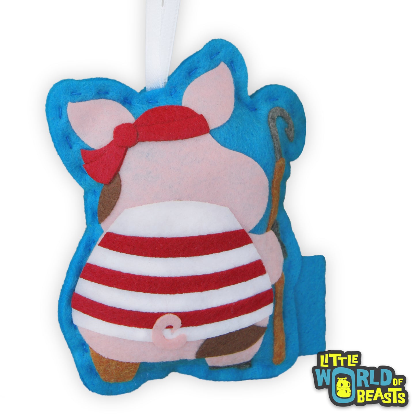 Pirate Pig Ornament