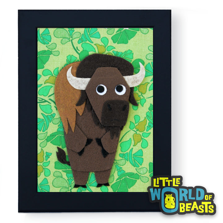 Plains Buffalo Framed