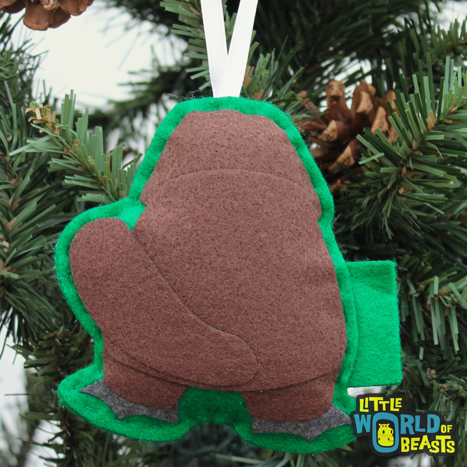 Platypus Felt Christmas Ornament