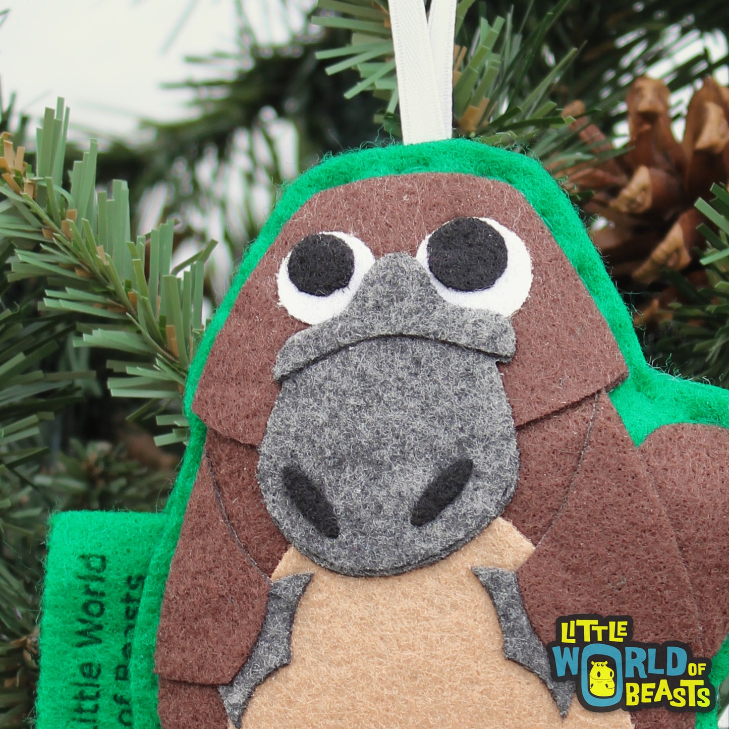 Platypus Felt Ornament