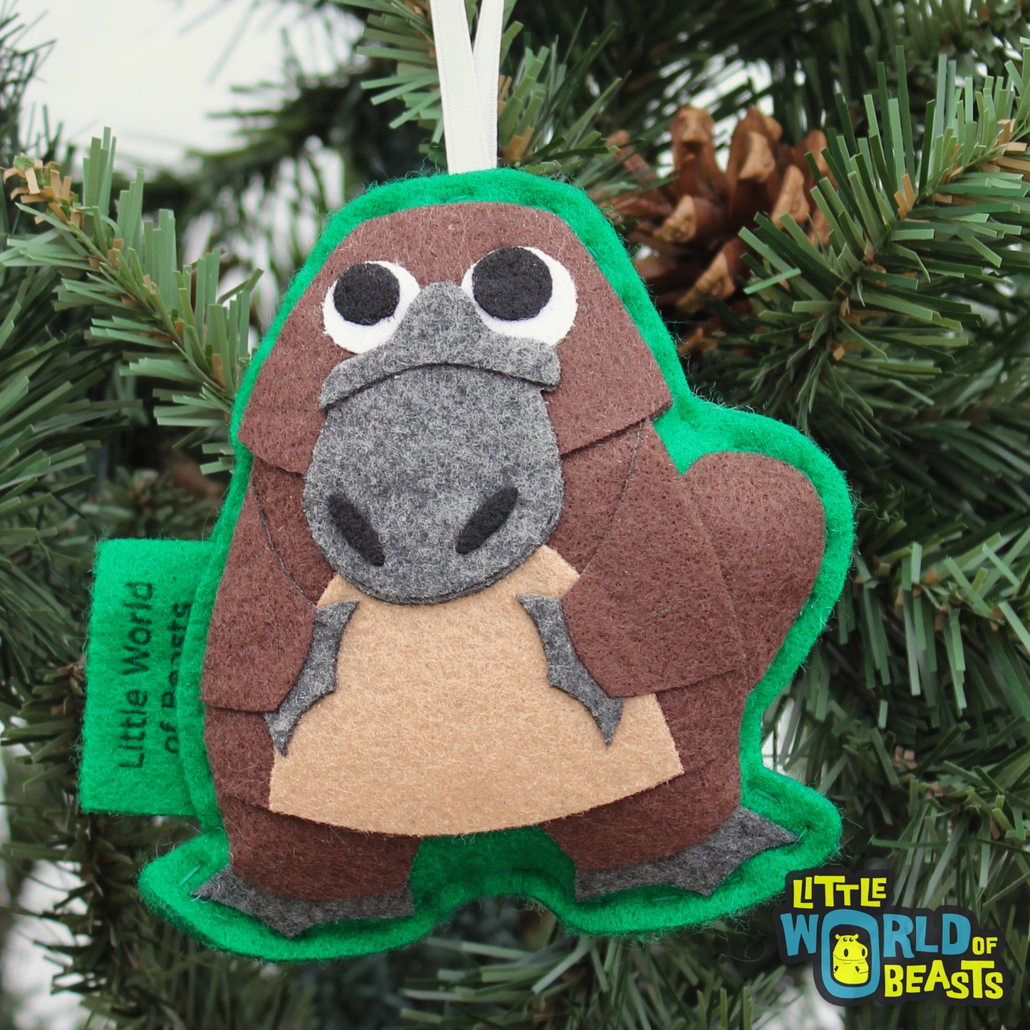 Platypus Felt Ornament