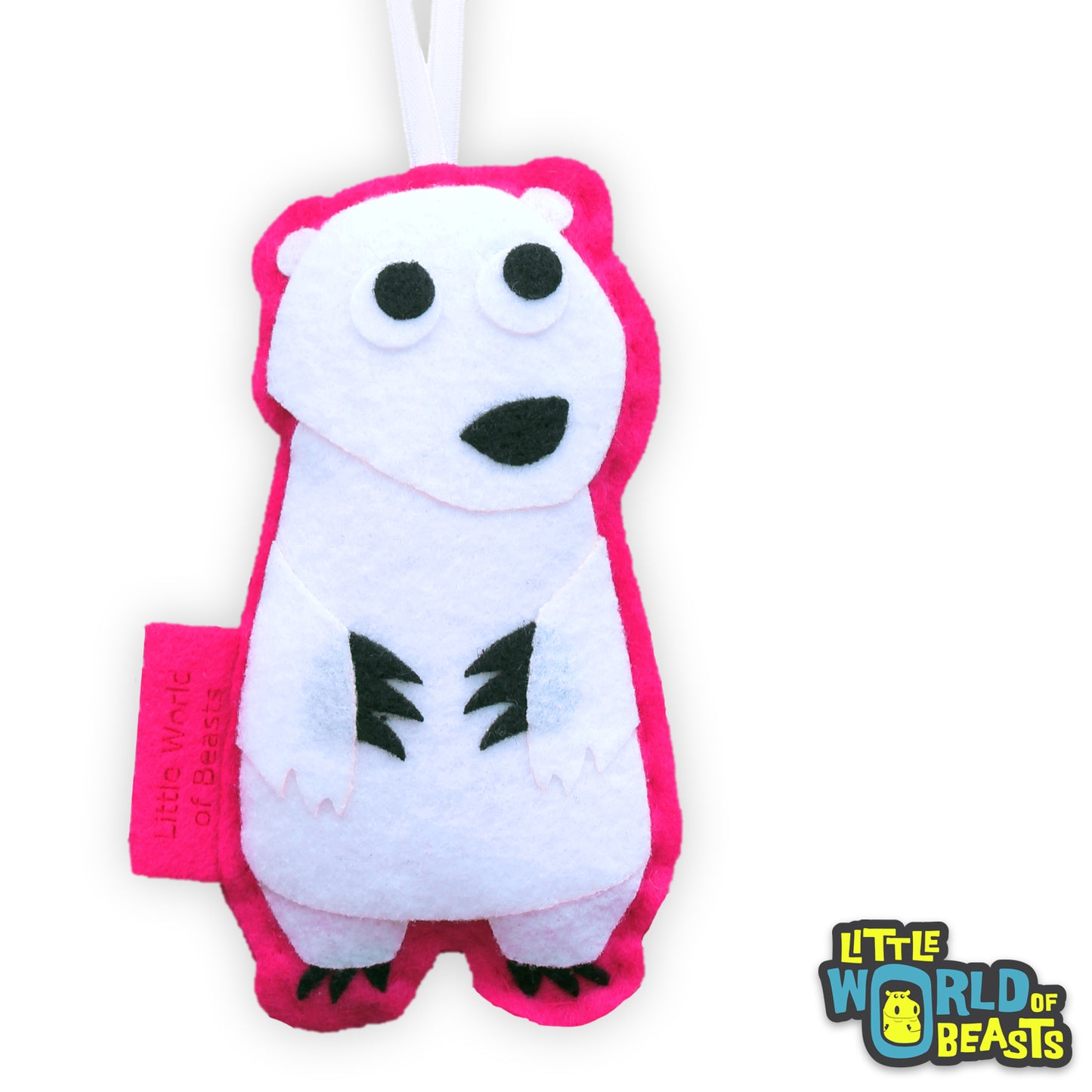 Polar Bear Felt Ornament