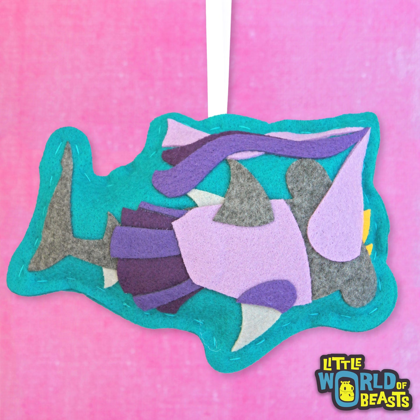 Princess- Felt-Ornament-Shark
