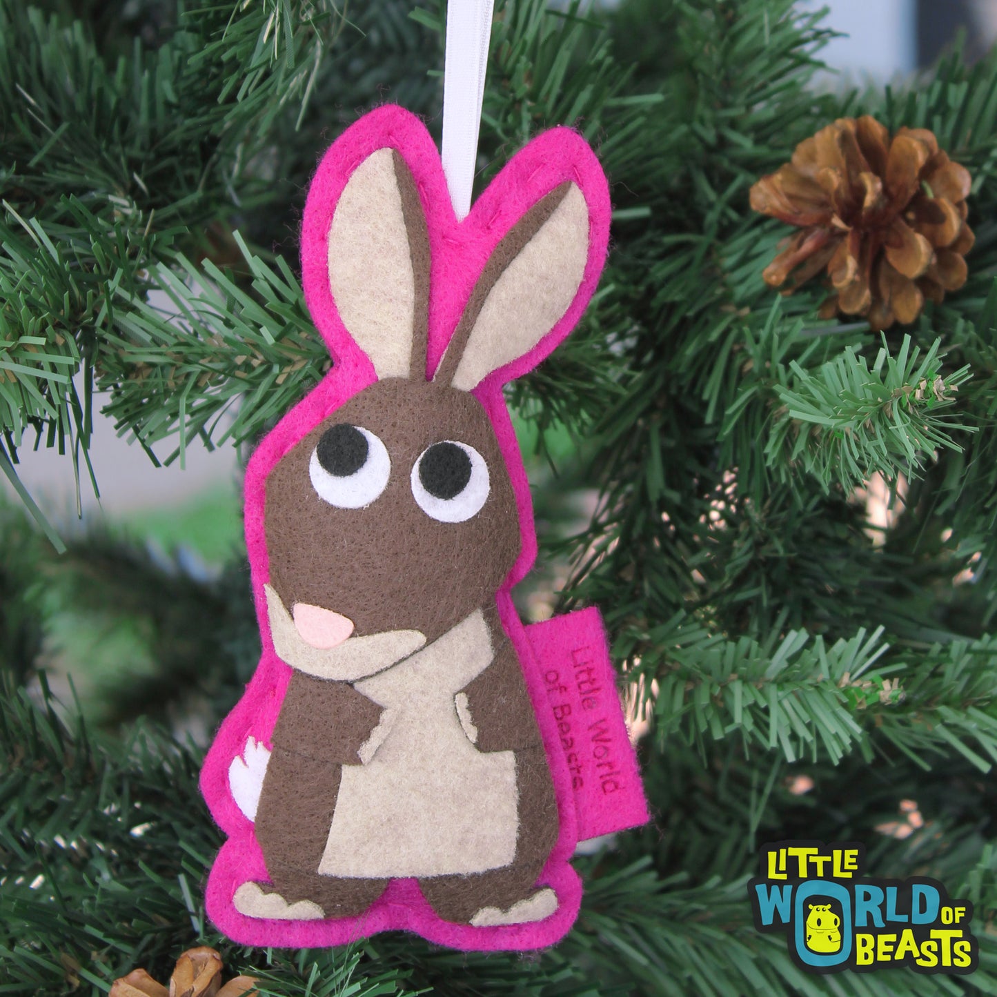 Personalized Rabbit Ornament