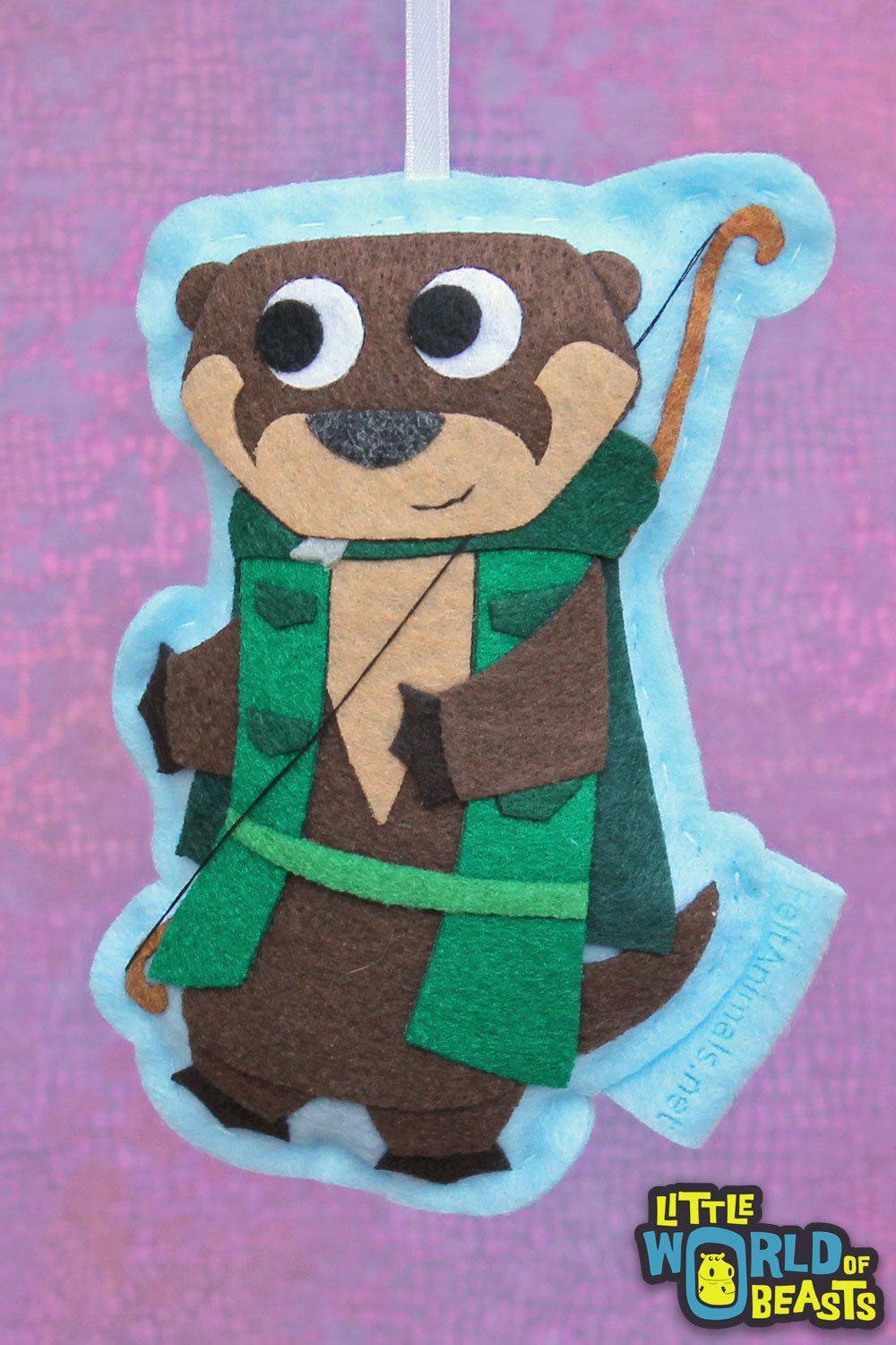 Ranger Otter - Felt D&D Animal Ornament